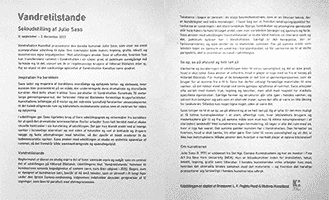 Vandretilstande. Udstillingstekst af Bolette Skibild